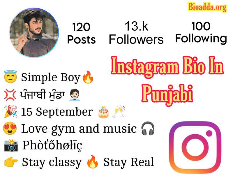 Best Instagram Bio In Punjabi 