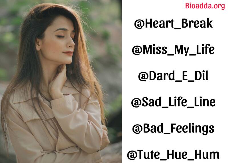Sad Instagram Username For Girls 