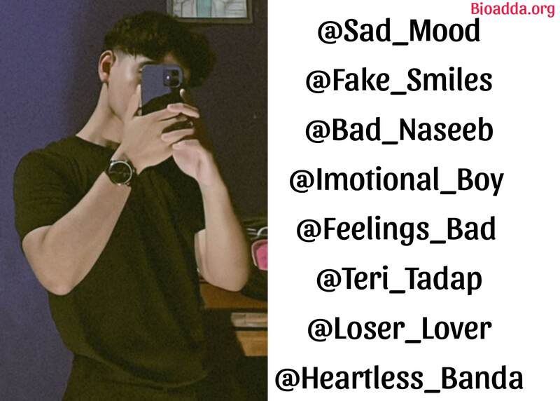 Sad Instagram Username For Boys 