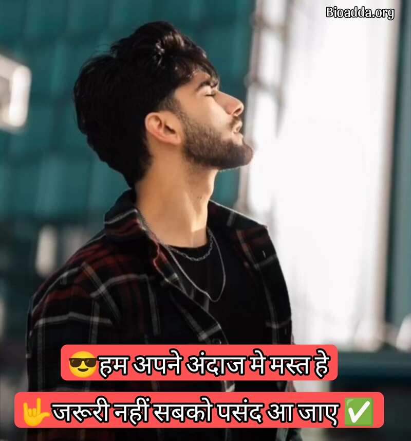 Instagram Bio Shayari For Boys 