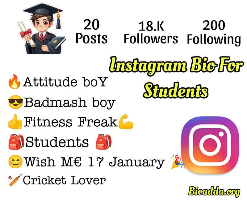 Instagram Bio For Students 