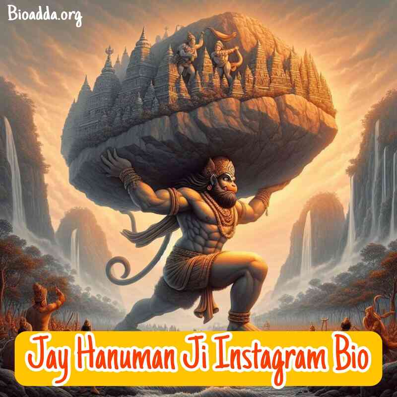 Jay Hanuman Ji Instagram Bio 